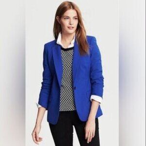 Banana Republic Bi-Stretch Blazer (Neon Cobalt)